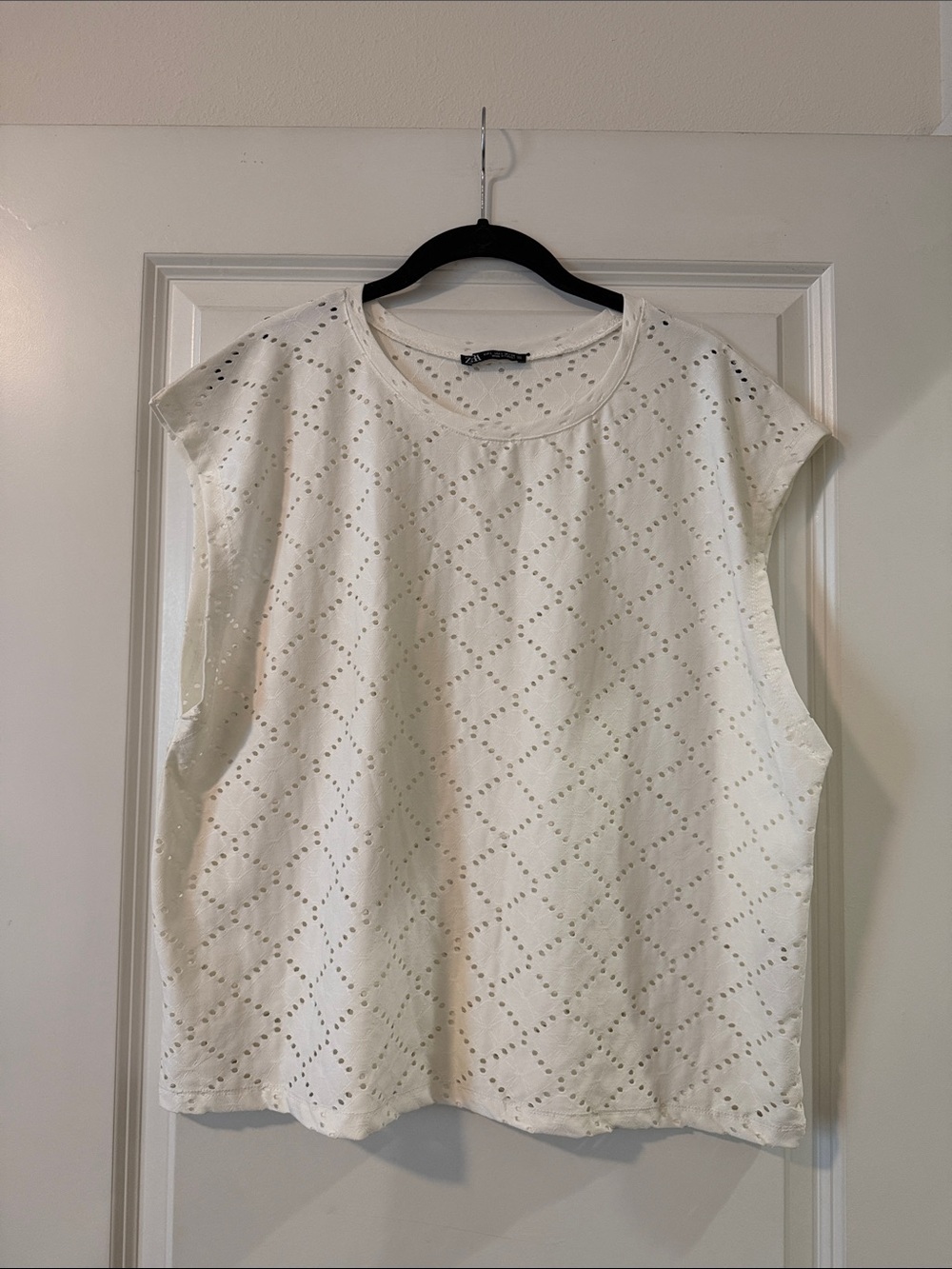 Zara Eyelet Tank Top